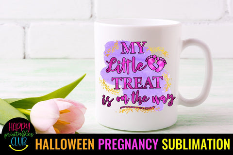 My Little Treat is On Way-Halloween Pregnancy Sublimation PN Sublimation Happy Printables Club 