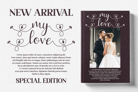 my love Font Letterena Studios 