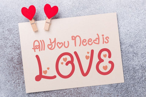 My Love Letter - Quirky Monoline Love Font Font PutraCetol Studio 