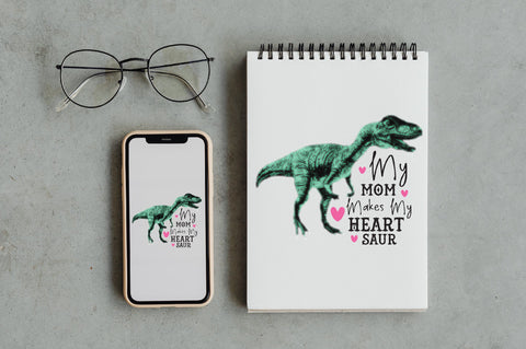 My Mom Funny T-Rex Valentine PNG Sublimation Jagonath Roy 