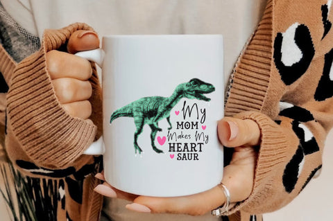 My Mom Funny T-Rex Valentine PNG Sublimation Jagonath Roy 