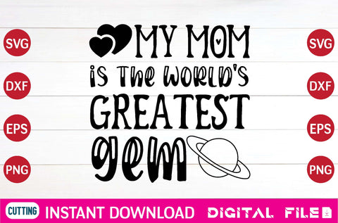 My mom is the world's greatest gem SVG designer krishna 