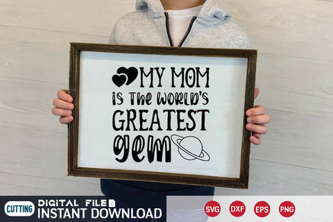 My mom is the world's greatest gem SVG designer krishna 