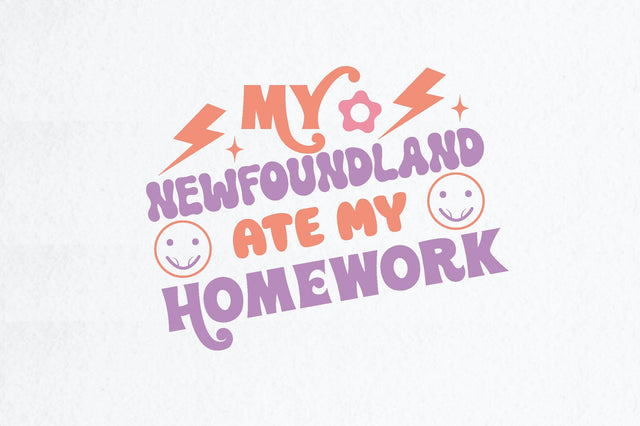 My Newfoundland Ate My Homework SVG farhad farhad 