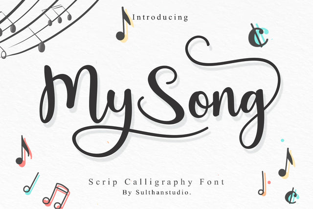 My Song Font Sulthan studio 