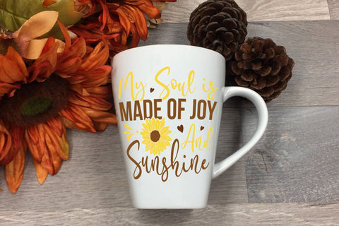 My Soul Is Made Of Joy And Sunshine | Sunflower SVG SVG CraftLabSVG 