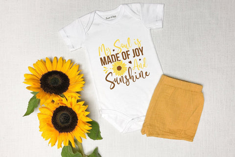 My Soul Is Made Of Joy And Sunshine | Sunflower SVG SVG CraftLabSVG 
