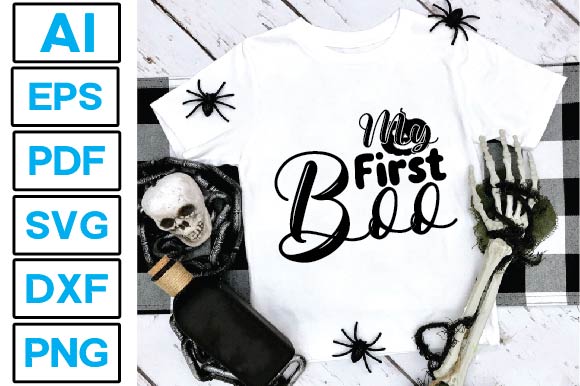 My Spooky Shirt Boo SVG Craftlabsvg24 