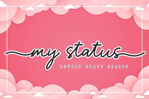 My Status Font Abo Daniel Studio 