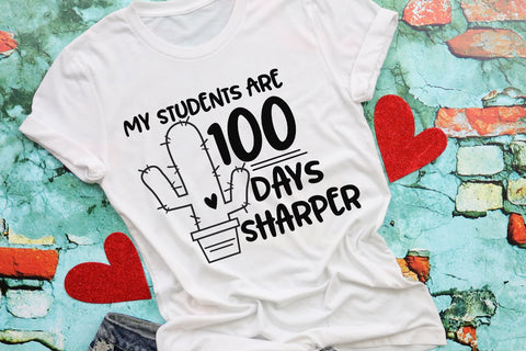 My Students Are 100 Days Sharper SVG Morgan Day Designs 