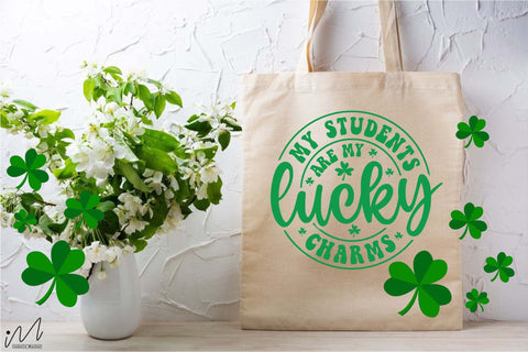 My Students Are My Lucky Charms Svg, Patrick's Day Teacher Svg, Funny Teacher staff, Teacher gift shirt, Teacher's Holiday svg, Shamrock svg SVG Isabella Machell 