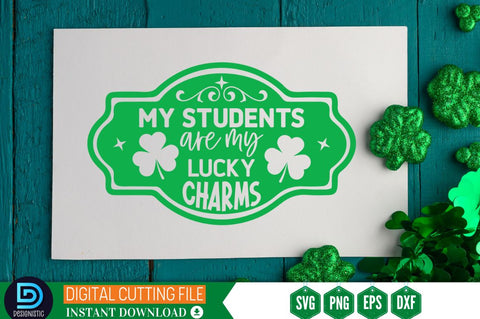 My students are my lucky charms SVG SVG DESIGNISTIC 