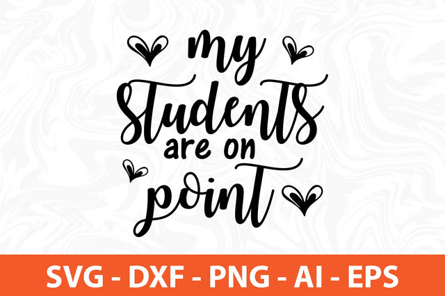my students are on point svg SVG orpitasn 