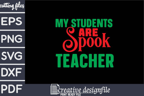 my students are spook teacher SVG farhad farhad 