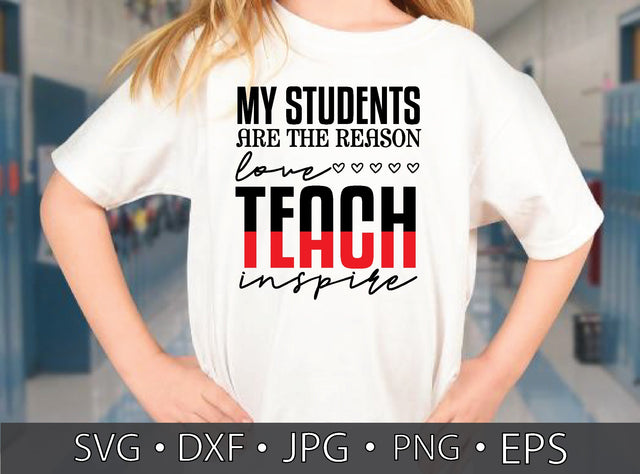 my students are the reason love to teach inspire SVG md faruk hossain 