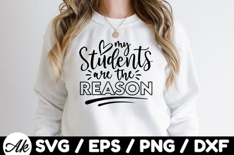 My students are the reason svg SVG akazaddesign 