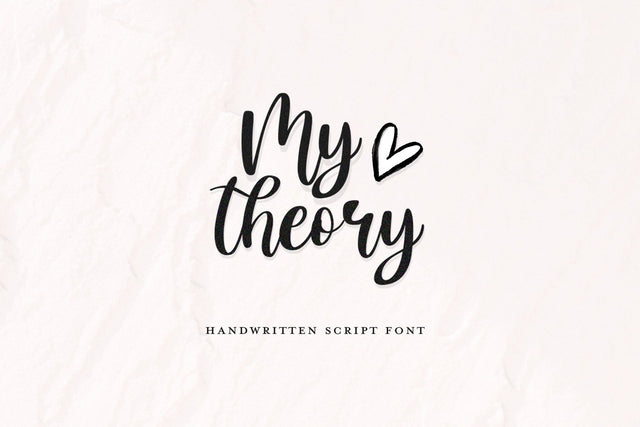 My Theory Font Font Jupiter Studio Fonts 