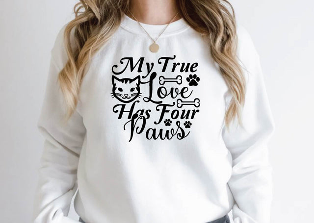 my true love has four paws SVG Design SVG farhad farhad 
