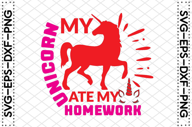 my unicorn ate my homework SVG farhad farhad 