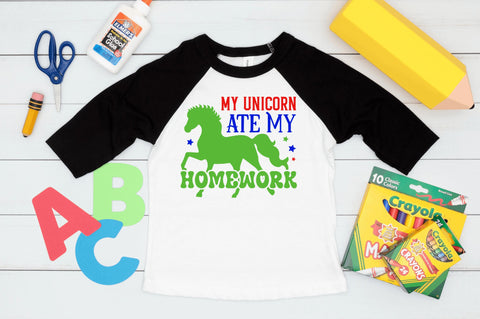 My unicorn ate my homework SVG SVG Regulrcrative 