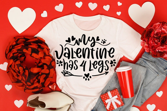 My Valentine Has 4 Legs SVG SVG dapiyupi store 