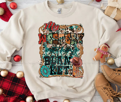 My Western Watching Blanket png Sublimation Design Sublimation ToriDesigns 