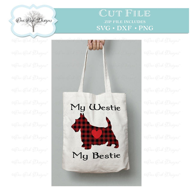 My Westie My Bestie SVG One Oak Designs 