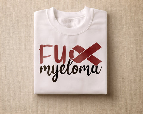 Myeloma Awareness SVG Bundle, 22 Designs, Burgundy Cancer Ribbon SVG SVG HappyDesignStudio 