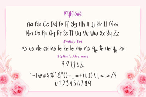 Mykilove Font Allouse.Studio 