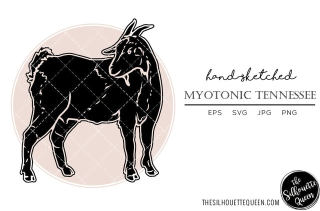 Myotonic Tennessee Sketch Vector SVG Loveleen Kaur 