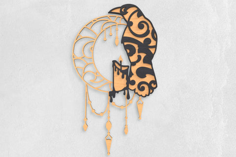 Mystic Raven and Moon layered SVG files SVG Angel on Empire 