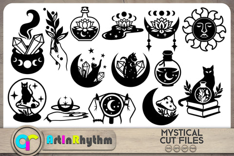 Mystical and celestial SVG bundle SVG Artinrhythm shop 