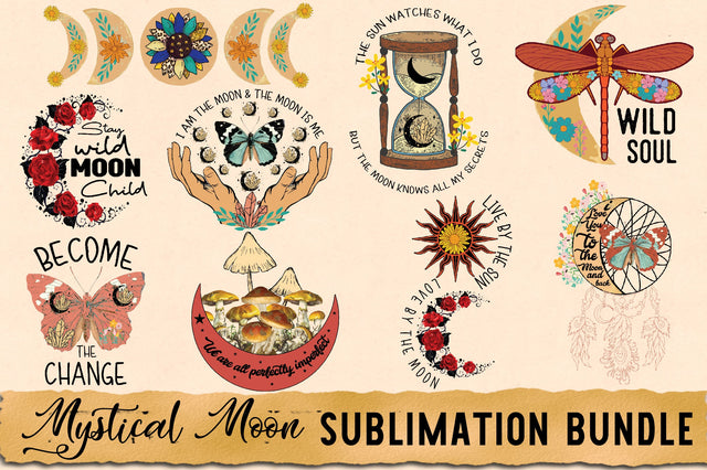 Mystical Moon Sublimation Bundle Sublimation Jagonath Roy 