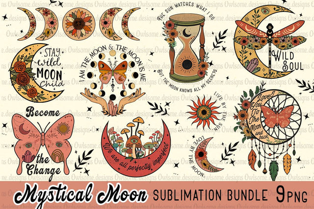 Mystical Moon Sublimation Bundle Sublimation LAM HOANG THUY 