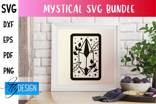 Mystical SVG Design | Witch Symbols SVG SVG Fly Design 