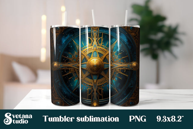 Mystical tumbler wrap | Tarot cards tumbler wrap Sublimation Svetana Studio 