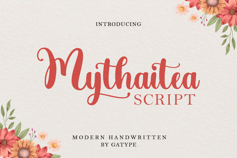 Mythaitea Script Font gatype 