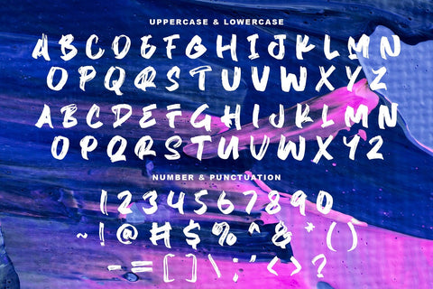 MYTHICAL GLORY - Handbrush Font Font StringLabs 