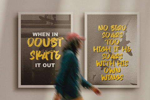 MYTHICAL GLORY - Handbrush Font Font StringLabs 