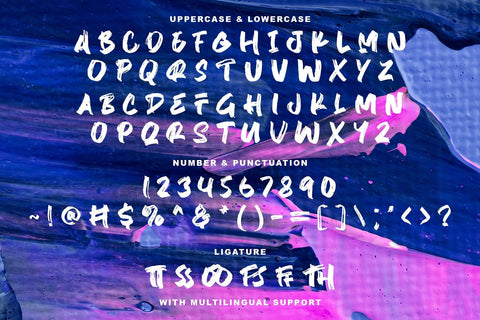 MYTHICAL GLORY - Handbrush Font Font StringLabs 