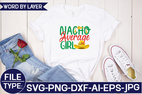 Nacho Average Girl SVG Cut File SVG Studio Innate 