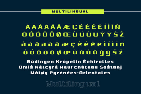 Nadimo Font twinletter 