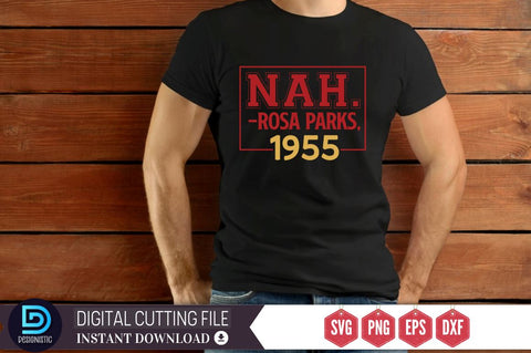 Nah.-rosa parks,1955 SVG SVG DESIGNISTIC 