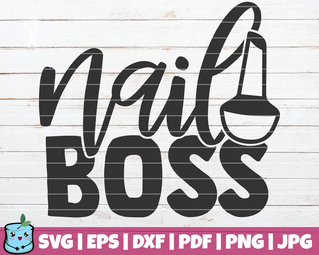 Nail Boss SVG MintyMarshmallows 