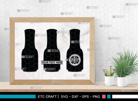 Nail Polish Monogram, Nail Polish Silhouette, Nail Polish SVG, Nail Polish Bottle Svg, Fashion Svg, SB00206 SVG ETC Craft 