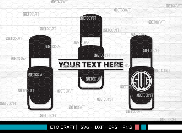 Nail Polish Monogram SVG, Nail Polish Bottle Svg, Manicure Svg, Make Up Svg, Polish Bottle Svg, Pink Polish Svg, Fashion Svg, Nail Polish Monogram SVG ETC Craft 