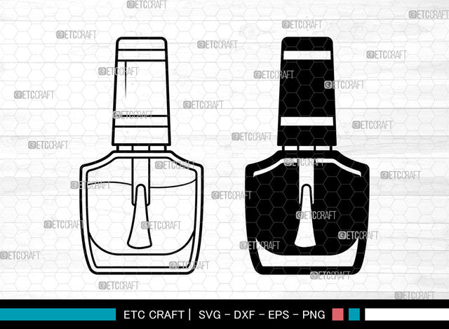 Nail Polish SVG, Manicure Svg, Fashion Svg, Nail Polish Bottle Svg, Nail Polish Svg SVG ETC Craft 