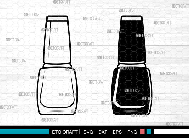 Nail Polish SVG, Manicure Svg, Fashion Svg, Nail Polish Bottle Svg, Nail Polish Svg SVG ETC Craft 