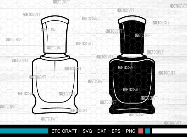 Nail Polish SVG, Manicure Svg, Fashion Svg, Nail Polish Bottle Svg, Nail Polish Svg SVG ETC Craft 