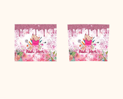 Nail Tech, 20oz Skinny Tumbler, Sublimation Design PNG File Sublimation CaldwellArt 